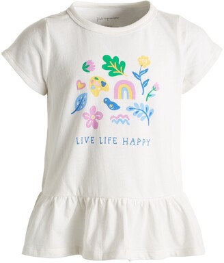 NEW First Impressions Baby Girls Long Sleeves Unicorn Print Cotton Peplum Tunic 