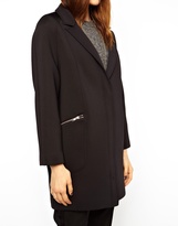 Thumbnail for your product : ASOS Cocoon Coat In Scuba