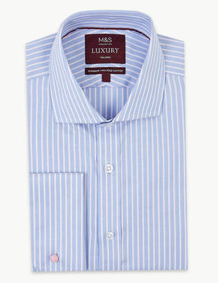 Marks and Spencer Pure Cotton Tailored Fit Oxford Shirt