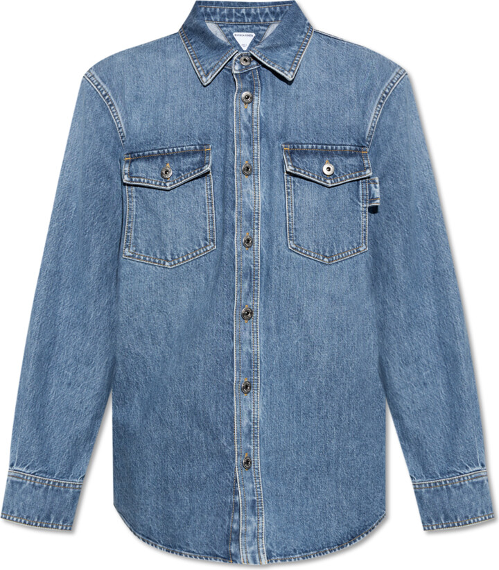Bottega Veneta Denim Jacket  - Blue