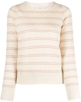 Thumbnail for your product : Vince Striped Wool-Blend Jumper