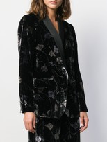 Thumbnail for your product : Diane von Furstenberg Floral Velvet Blazer