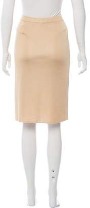 Ferragamo Knit Knee-Length Skirt