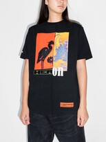 Thumbnail for your product : Heron Preston Split print short-sleeve T-shirt