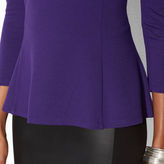 Thumbnail for your product : Ralph Lauren Stretch Peplum Top