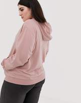 Thumbnail for your product : ASOS Curve DESIGN Curve ultimate hoodie in pink