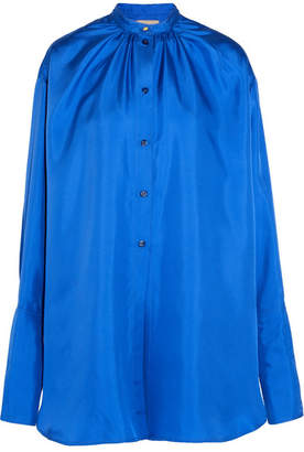 Roksanda Kiyoko Oversized Silk-satin Shirt
