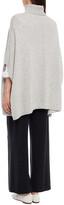Thumbnail for your product : N.Peal Mélange cashmere poncho