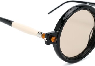 Kuboraum P1 round-frame glasses
