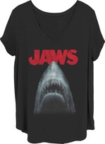 Thumbnail for your product : Fifth Sun Women's Jaws Out of Water Junior's Plus Short Sleeve Tee Shirt