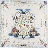 Thumbnail for your product : Burberry Off-White Cashmere Marine Sketch Scarf