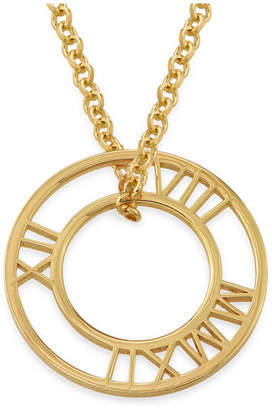 Anna Lou of London Roman Numeral Circle Necklace