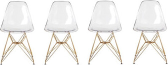 Corrigan Studio Stoneham Side Chair in Clear
