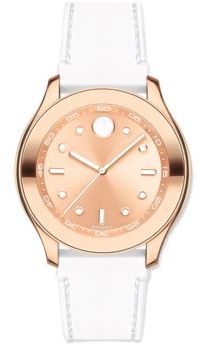 Movado Bold Rose Goldtone Stainless Steel & Silicone Strap Sport Watch