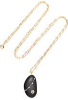 Thumbnail for your product : Cvc Stones Rise Above 18-karat Gold, Stone And Diamond Necklace