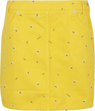 Women's Yellow Denim Skirts | ShopStyle