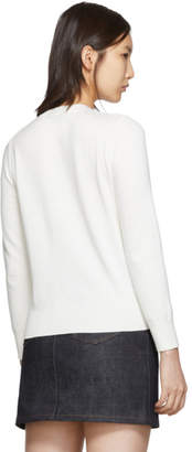 A.P.C. White Eponyme Sweater