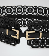Thumbnail for your product : Connie LASER CUT WIDE BELT