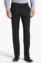 Thumbnail for your product : John Varvatos 'Astor' Flat Front Wool Trousers