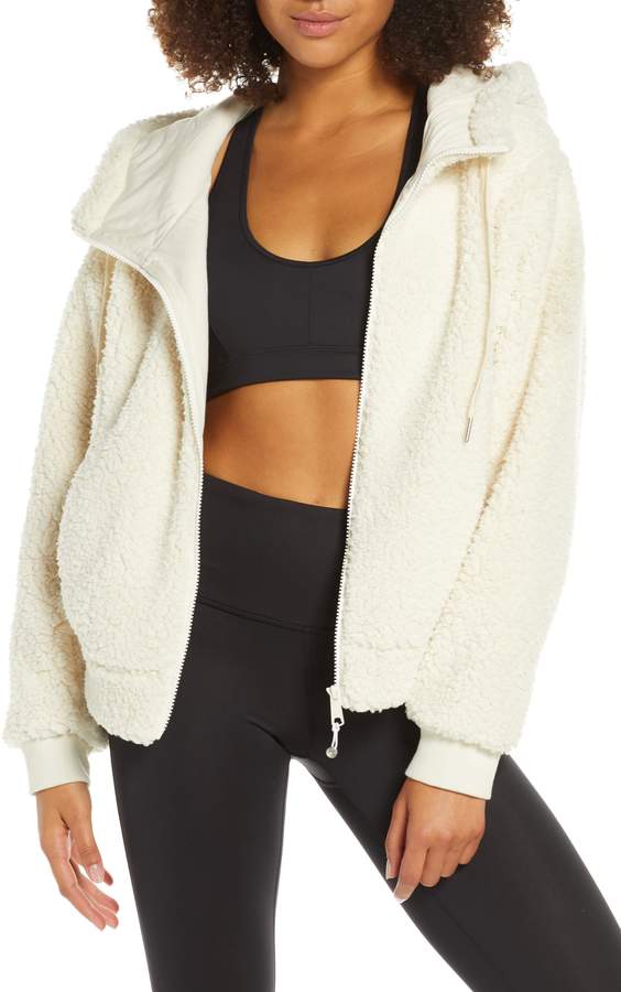 Zella farrah hooded fleece jacket Clearance