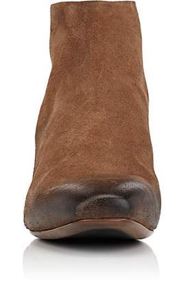 Marsèll Women's Distressed Suede Ankle Boots - Camel