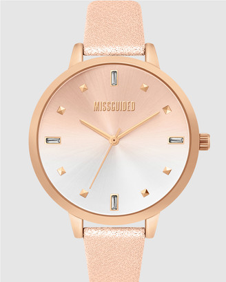 Missguided Women's Watches Rose Gold Metallic