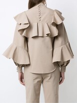 Thumbnail for your product : ALUF ruffled Lana blouse