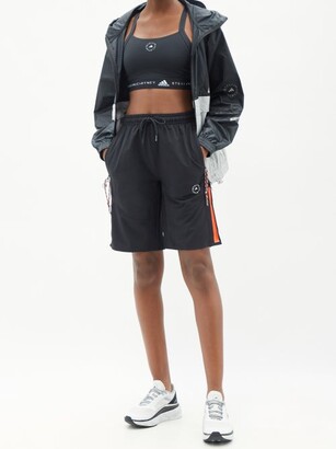 adidas by Stella McCartney Technical Recycled Fibre-blend Shorts - Black