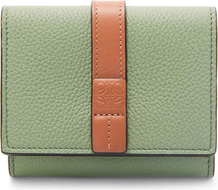 Loewe Luxury Trifold wallet in soft grained calfskin ShopStyle