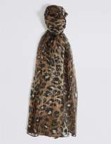 Thumbnail for your product : Marks and Spencer Slick Rich Animal Print Scarf