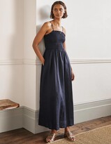 Thumbnail for your product : Boden Strapless Linen Midi Dress