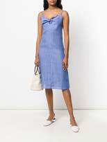 Thumbnail for your product : Simon Miller striped tie neck dress