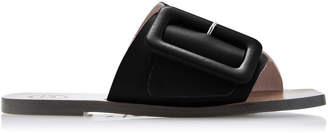 Atelier ATP Ceci Buckled Leather Slides