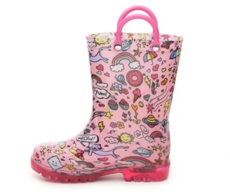 Olive & Edie Doodlie Light-Up Rain Boot - Kids'