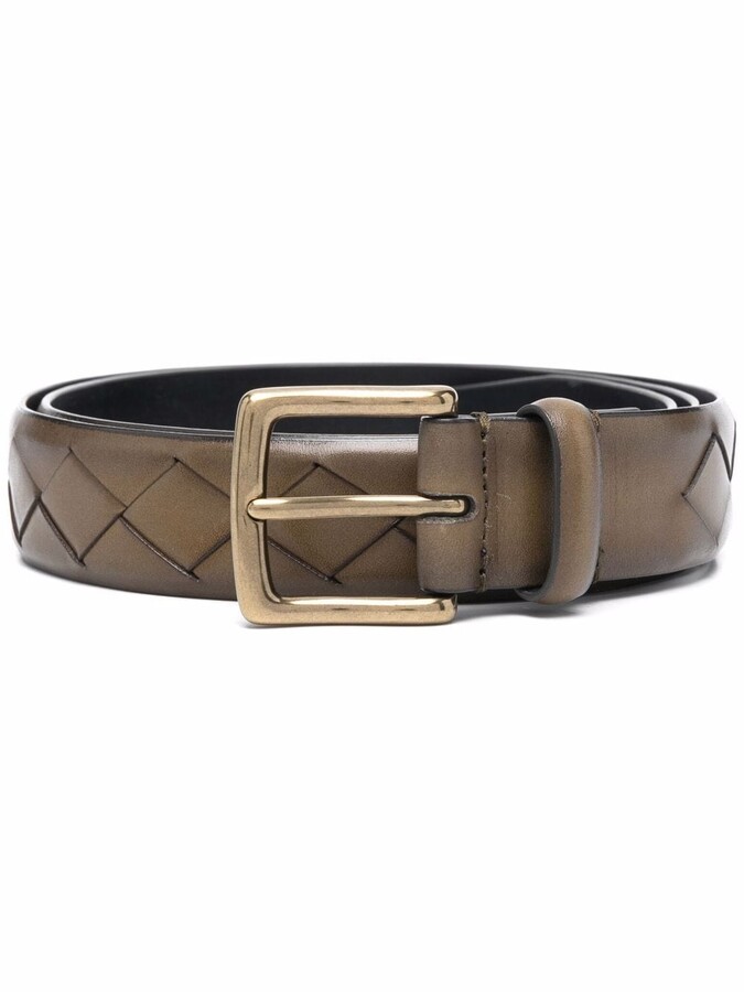 Mens Olive Leather Belt | Shop the world's largest collection of 