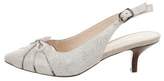 Thumbnail for your product : Donald J Pliner Metallic Slingback Pumps w/ Tags