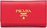 Thumbnail for your product : Prada Saffiano leather keychain