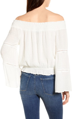 Lulus Sunny Story Off the Shoulder Top