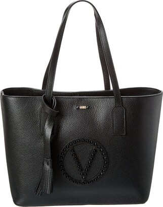 MARIO VALENTINO #39181 Black Leather Tote Bag – ALL YOUR BLISS