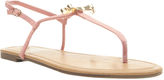 Thumbnail for your product : Wet Seal Gold Bow T-Strap Sandals