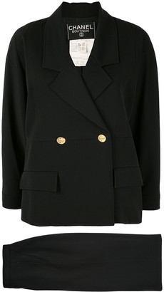 Chanel Pre-Owned double-breasted skirt suit