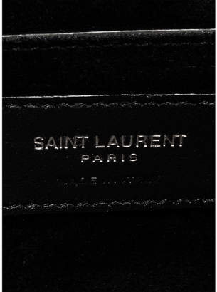 Saint Laurent Small Sunset Monogramme Bag in Silver | FWRD