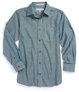 Thumbnail for your product : Nordstrom 'Michael' Chambray Dress Shirt (Big Boys)