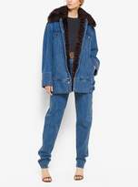 Thumbnail for your product : Michael Kors Collection High-Waisted Tapered Jeans