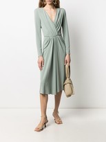 Thumbnail for your product : Giorgio Armani Wrap-Front Midi Dress