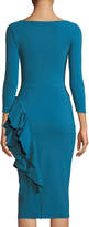 Thumbnail for your product : Chiara Boni La Petite Robe Maria Body-Con Dress w/ Ruffle Skirt