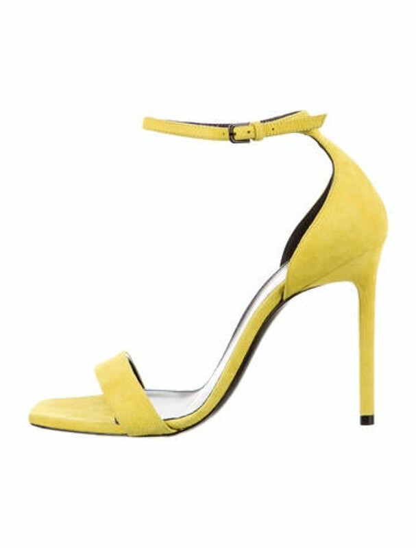 ysl yellow heels