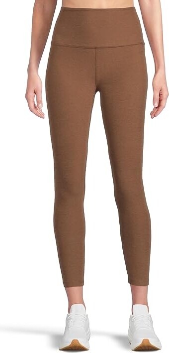 Beyond Yoga Spacedye Caught In The Midi High Waisted Leggings Women's Workout True Chocolate Heather : XS (US Women's 2-4)
