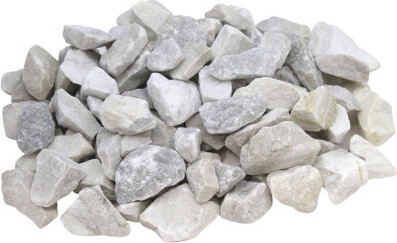 Margo Garden Products Snow White Marble Chip 0.5-1.5" 30 Lb. 0.4 Cu Ft