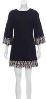 Thumbnail for your product : Burberry Embellished Wool Dress